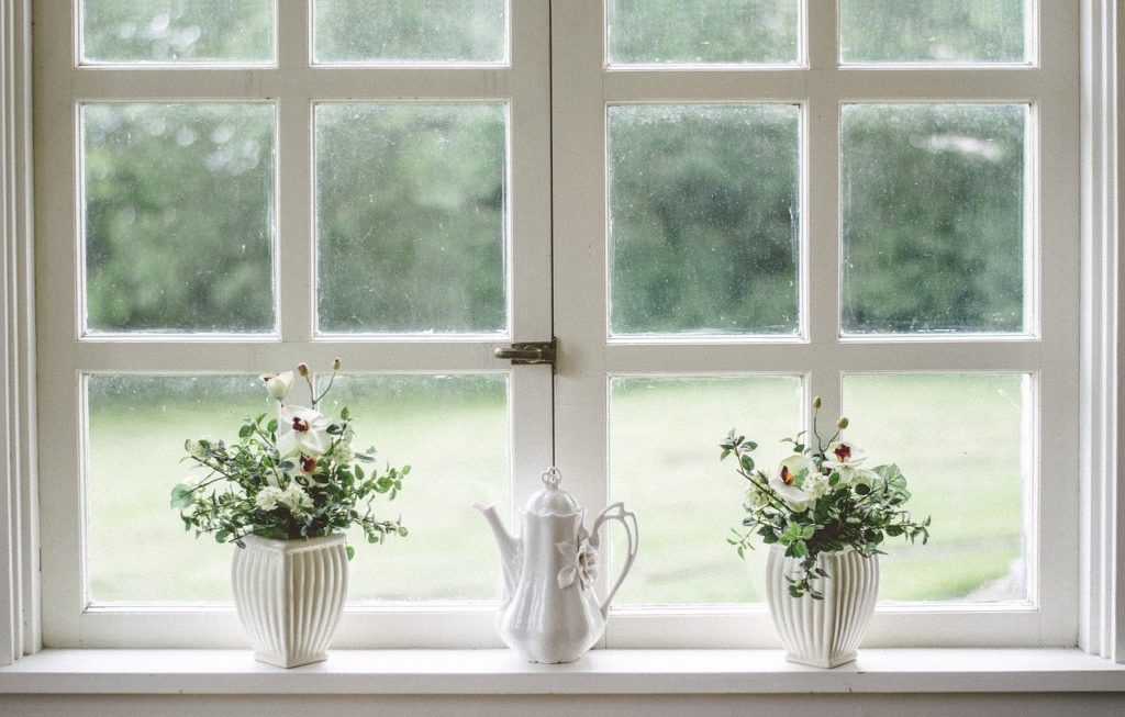 white, window, glass
